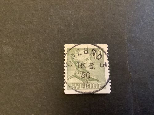 Gustaf V profil höger facit nr 281 praktstämplat ÖREBRO 3