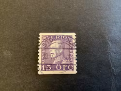 Gustaf V profil vänster facit nr 175 A lyxstämplat STOCKHOLM