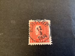 Gustaf V profil vänster facit nr 177 C praktstämplat SLÖINGE