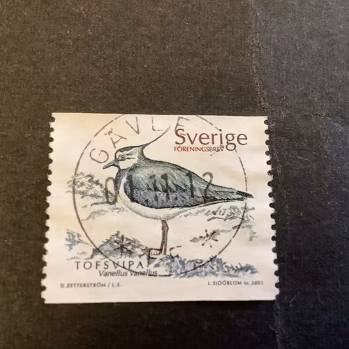 Fyra fåglar facit nr 2238 lyxstämplat GÄVLE 1