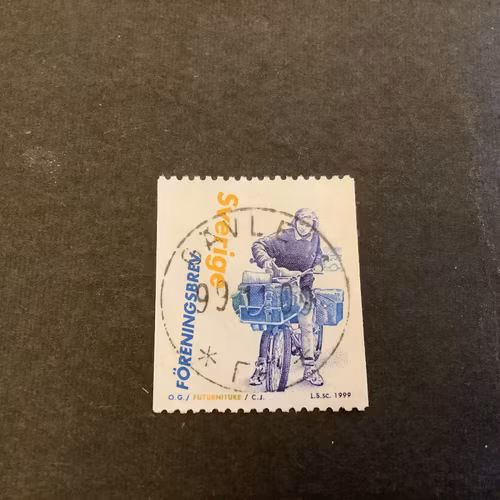 Cyklar facit nr 2131 lyxstämplat GÄVLE 1