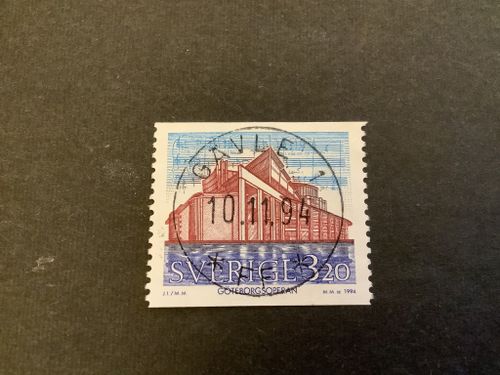 Göteborgsoperan facit nr 1858 lyxstämplat GÄVLE 1