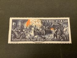 Järn bryter bygd facit nr 1692 lyxstämplat GÄVLE 1