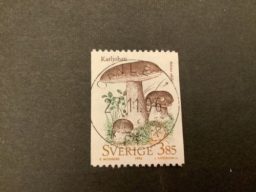 Svampar facit nr 1972 lyxstämplat GÄVLE 1
