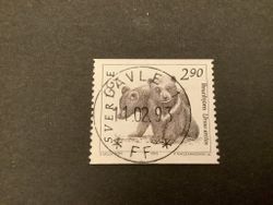 Vilda djur 2 facit nr 1773 A lyxstämplat GÄVLE 1