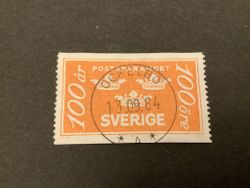 POSTSPARANDET 100 år facit nr 1284 lyxstämplat OCKELBO