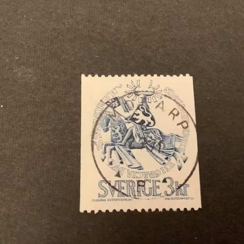 Erik Magnusson facit nr 692 V1 lyxstämplat MÖRARP