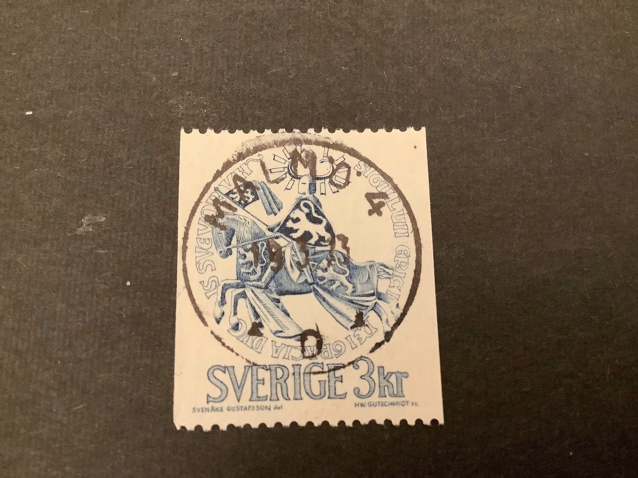 Erik Magnusson facit nr 692 V1 lyxstämplat MALMÖ 4