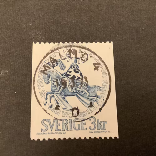 Erik Magnusson facit nr 692 V1 lyxstämplat MALMÖ 4