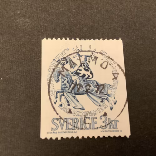 Erik Magnusson facit nr 692 V1 lyxstämplat MALMÖ 4
