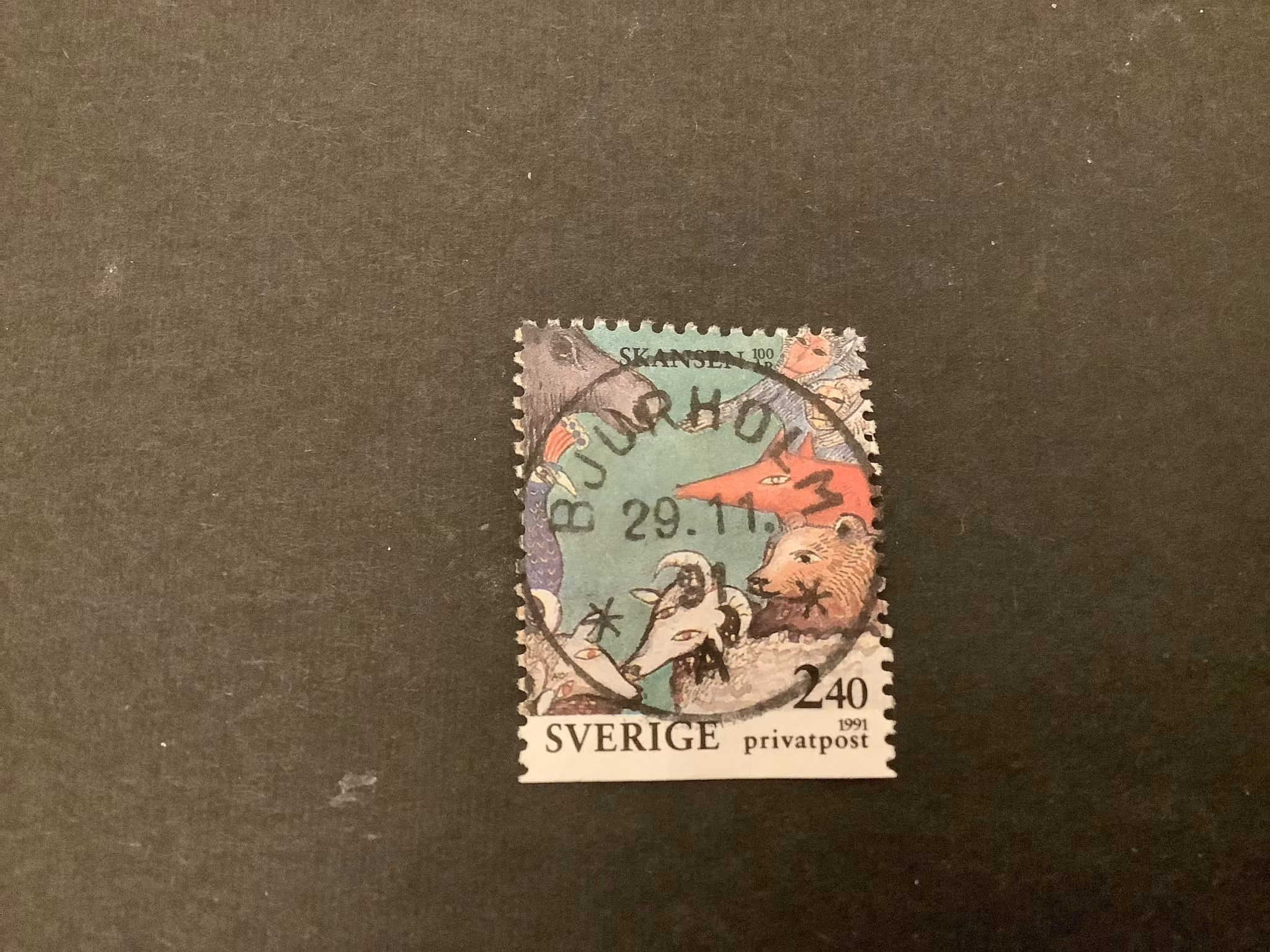 Rabattmärken XIII facit nr 1688 lyxstämplat BJURHOLM
