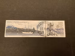 Svenska Turistföreningen facit nr 1358 SX2 lyxstämplat par HALMSTAD 9