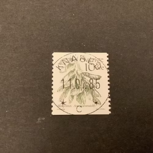 Frukter facit nr 1242 lyxstämplat KNÄRED