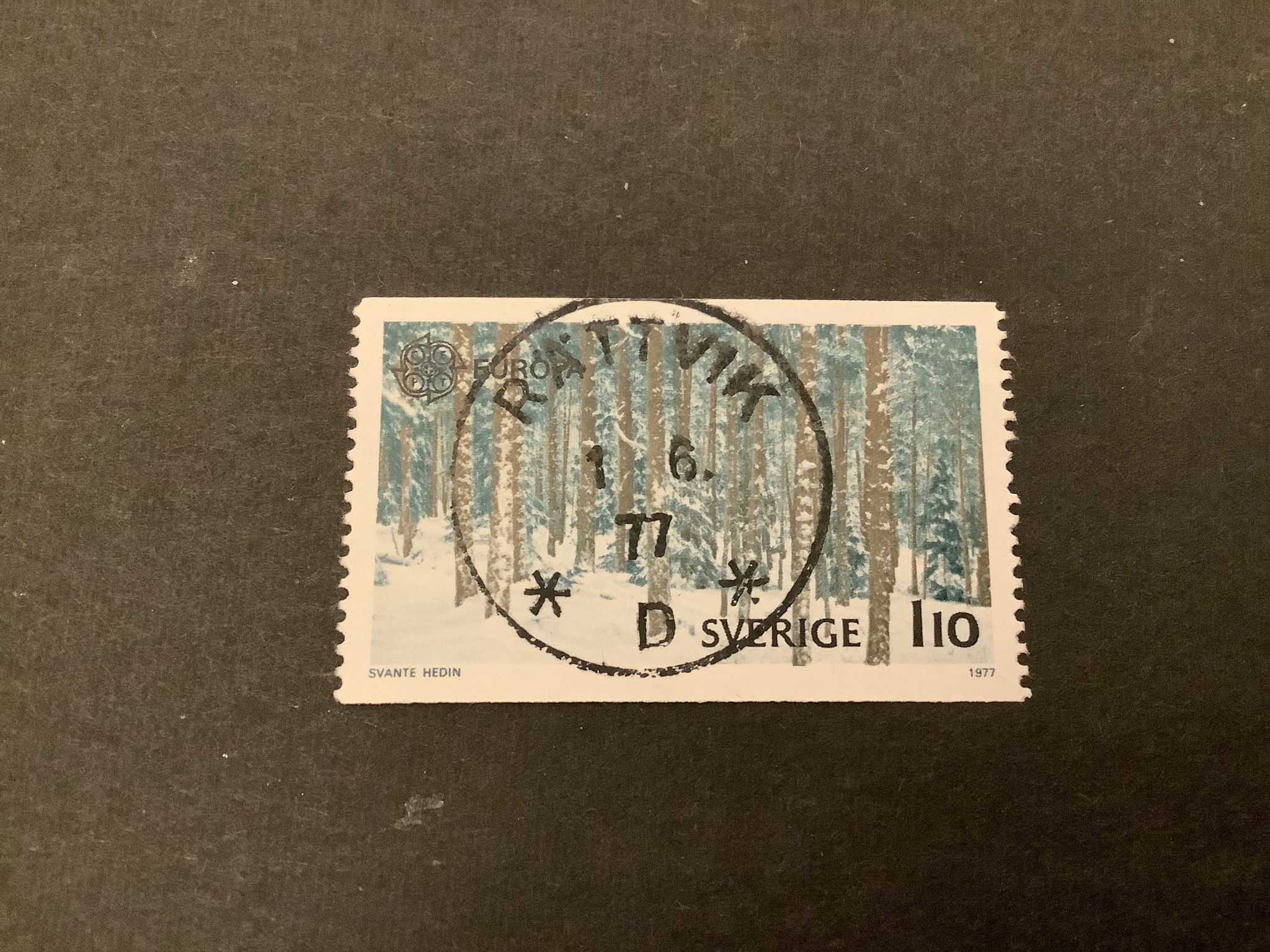 Europa VI facit nr 1006 lyxstämplat RÄTTVIK
