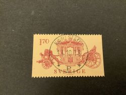 Kröningsvagn facit nr 1055 lyxstämplat KARLSTAD 1