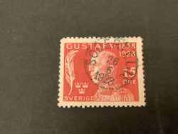 Gustaf V 70 år stämplat märke facit nr 228