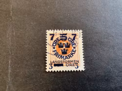 Landstormen III facit nr 126 stämplat märke