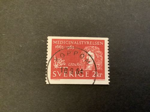 Medicinalstyrelsen facit nr 550 praktstämplat KOPPOM