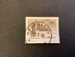 Sjö och helikopterpost facit nr 489 praktstämplat HÄGERSTEN 1