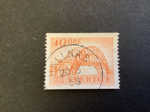 Sveriges järnvägar facit nr 485 praktstämplat HÄLLNÄS