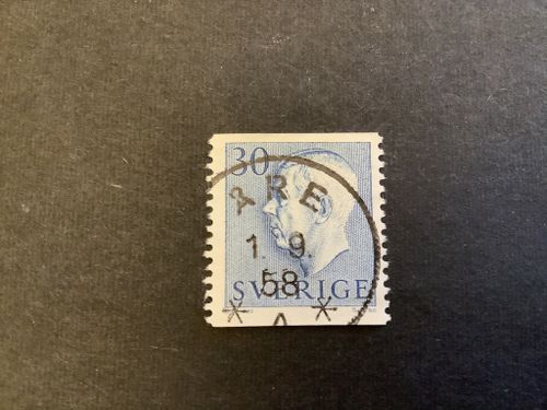 Gustaf VI Adolf typ II facit nr 416 A praktstämplat ÅRE