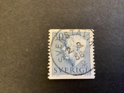 Gustaf VI Adolf typ II facit nr 416 A praktstämplat SVENSTAVIK