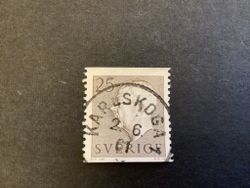 Gustaf VI Adolf typ II facit nr 415 praktstämplat KARLSKOGA 1