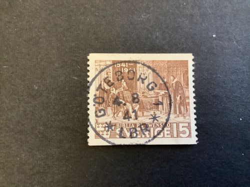 Bibeln facit nr 328 A praktstämplat GÖTEBORG 1;*LBR*