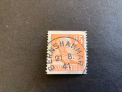 Gustaf V profil höger facit nr 277 praktstämplat BERNSHAMMAR