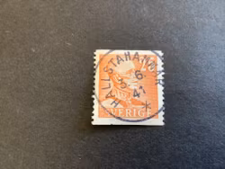 Gustaf V profil höger facit nr 277 praktstämplat HALLSTAHAMMAR