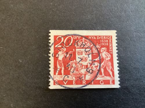 Nya Sverigeminnet facit nr 263 praktstämplat STOCKHOLM 9
