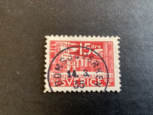 Riksdagen facit nr 242 C praktstämplat DOMSJÖVERKEN