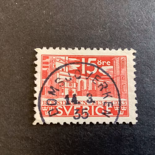 Riksdagen facit nr 242 C praktstämplat DOMSJÖVERKEN