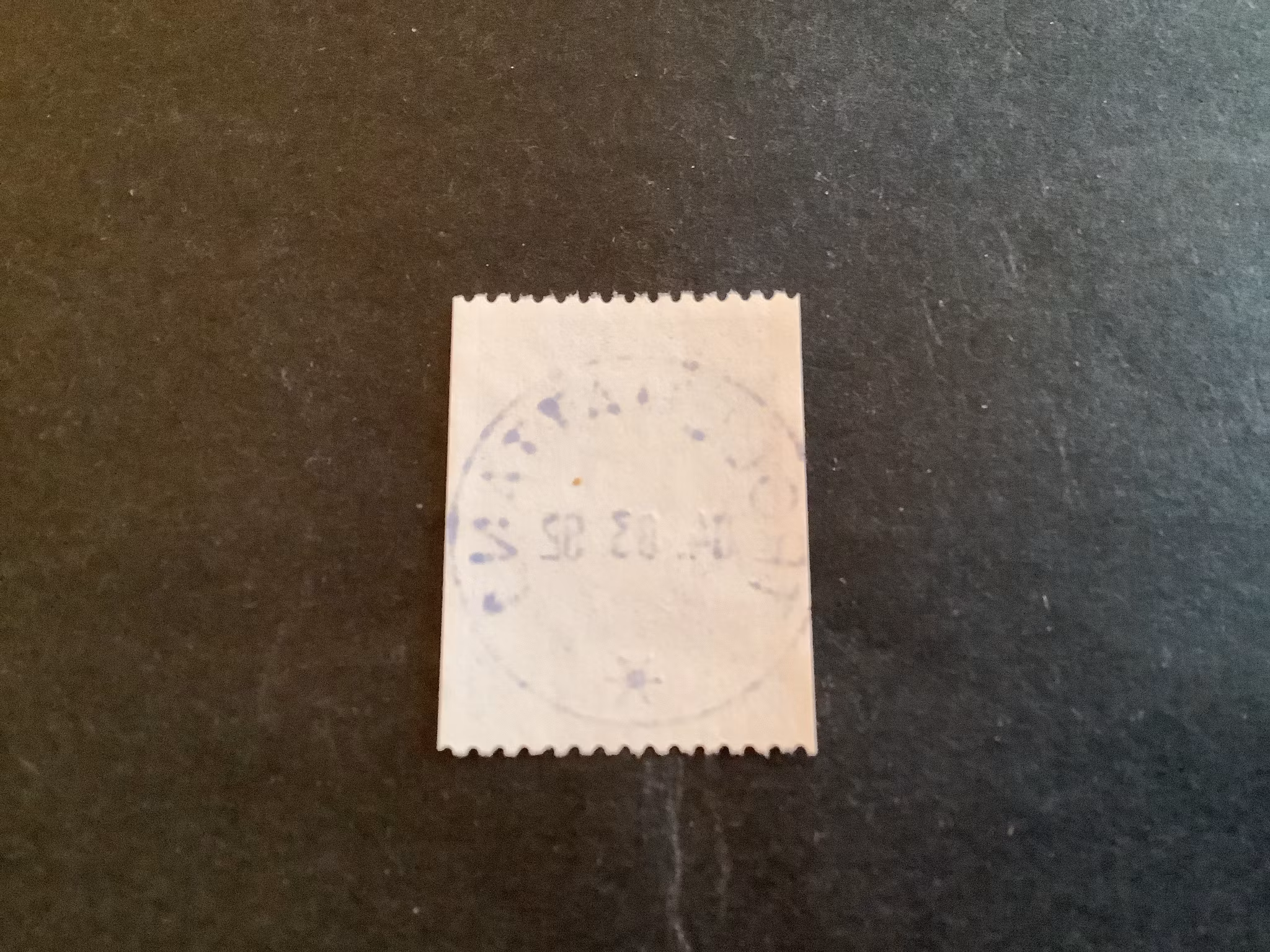 Tidningsdistrubitör facit nr 1202 lyxstämplat TROLLHÄTTAN 1