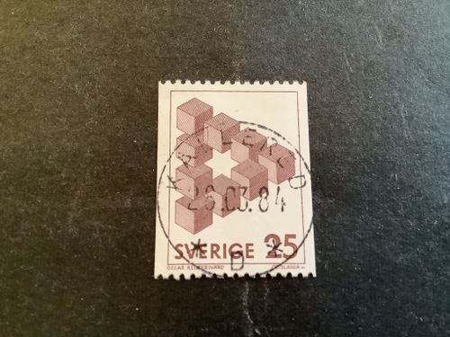 Omöjliga figurer facit nr 1199 lyxstämplat KÅLLERED
