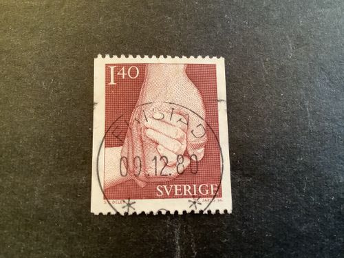 Ta hand om facit nr 1120 praktstämplat FRISTAD