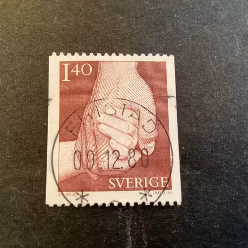 Ta hand om facit nr 1120 praktstämplat FRISTAD