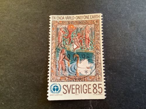 Miljövård 1972 facit nr 776 lyxstämplat BOLLNÄS 1