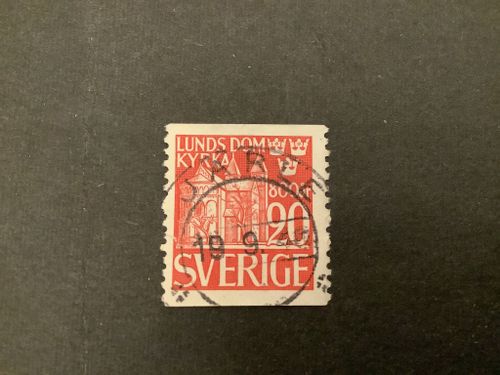 LUNDS DOMKYRKA facit nr 366 A PRAKTST JÄRLE