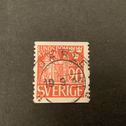 LUNDS DOMKYRKA facit nr 366 A PRAKTST JÄRLE