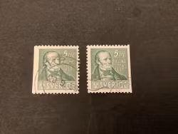 PH Ling stämplade märken facit nr 318 B1+B2