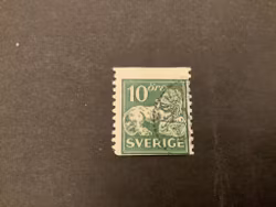 Stående lejon facit nr 144 A vm cc stämplat märke