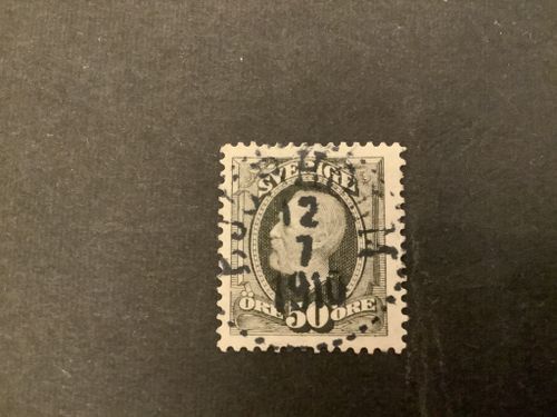 Oscar II facit nr 59 praktstämplat BJURHOLM