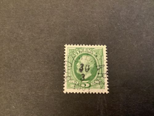 Oscar II facit nr 52 praktstämplat BRÖTJEMARK
