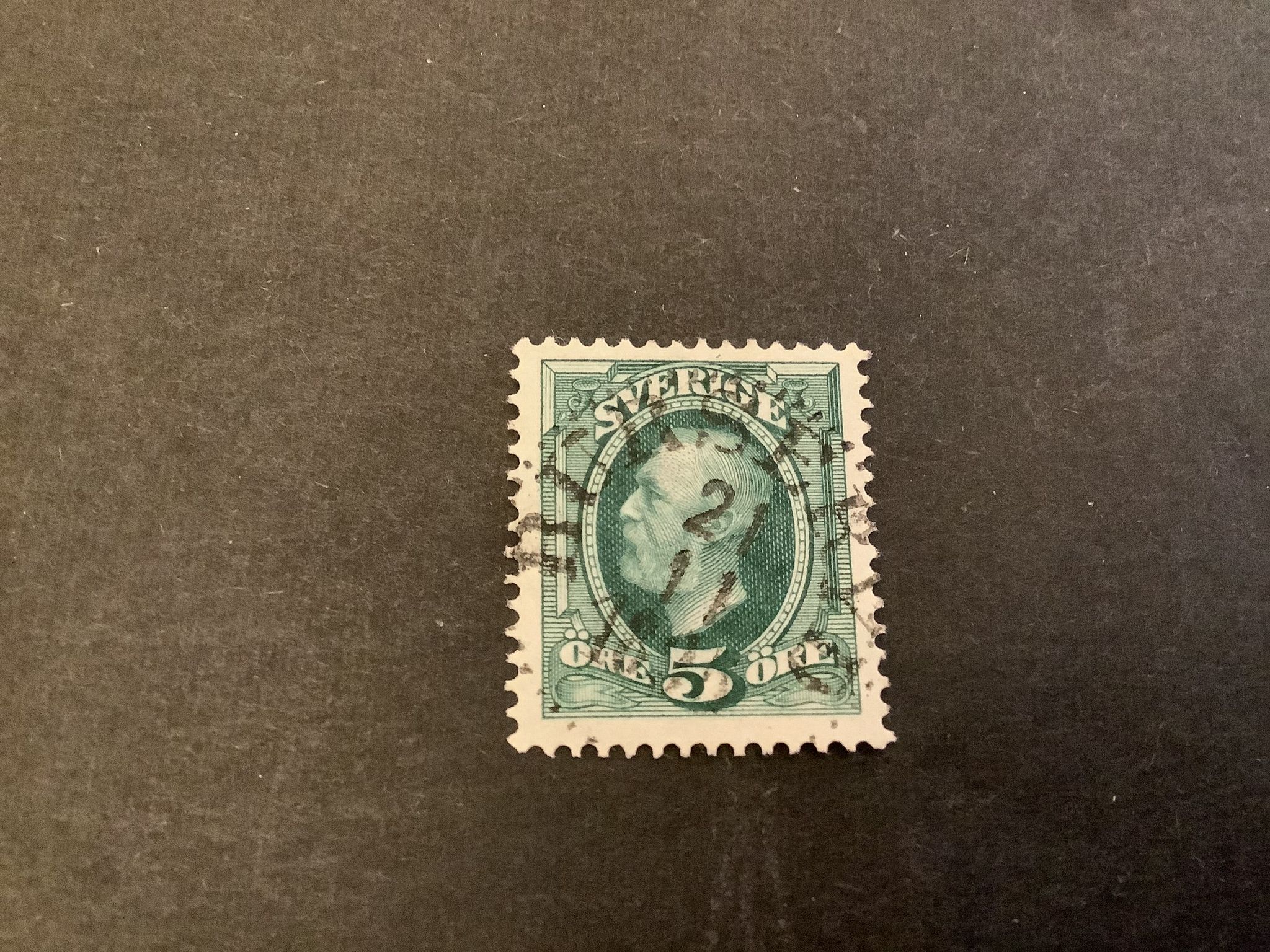 Oscar II facit nr 52 praktstämplat BURSERYD