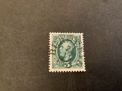 Oscar II facit nr 52 praktstämplat BURSERYD