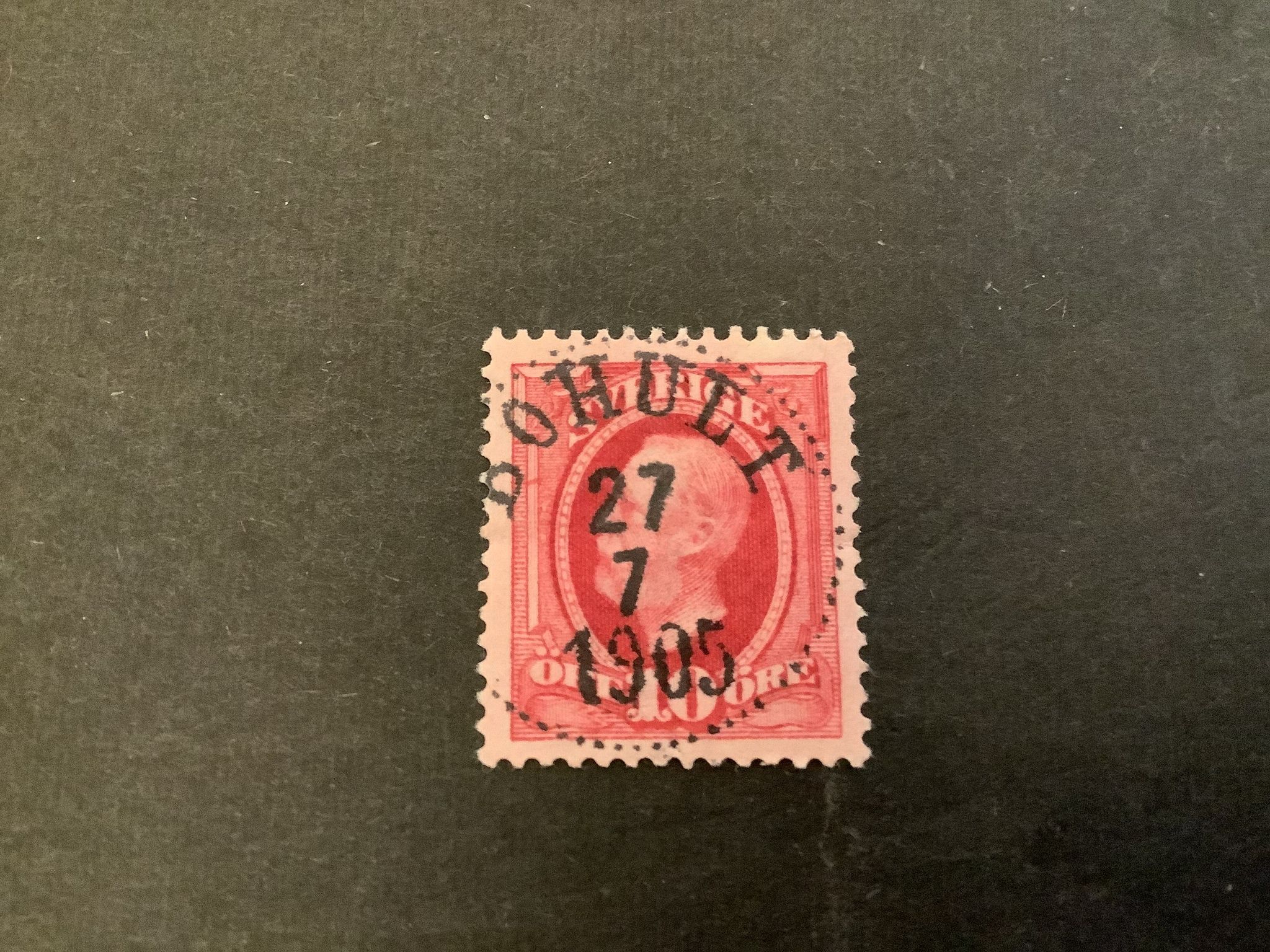 Oscar II facit nr 54 praktstämplat BOHULT