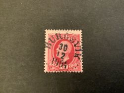 Oscar II facit nr 54 praktstämplat BURGSVIK