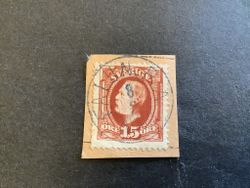 Oscar II facit nr 55 lyxstämplat på klipp FALUN P.A