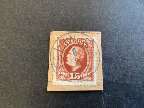 Oscar II facit nr 55 lyxstämplat på klipp FALUN P.A